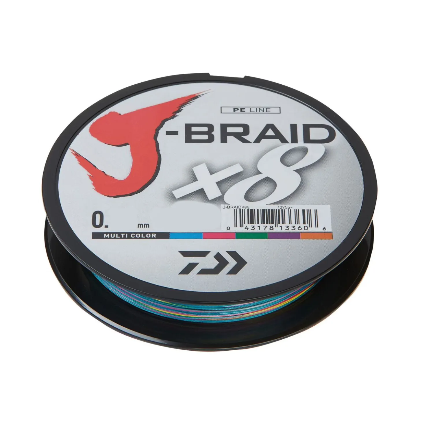 Daiwa J-Braid X8 Multicolor 300 m 0,35 mm 36 kg
