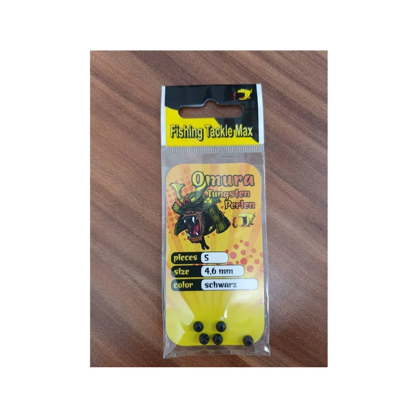 FTM Omura Tungsten Perle 3,3 mm rundes Loch