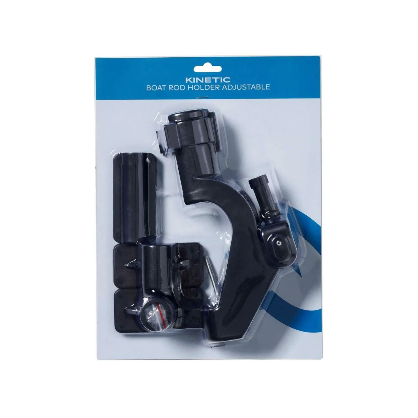 KINETIC BOAT ROD HOLDER ADJUSTABLE BLACK