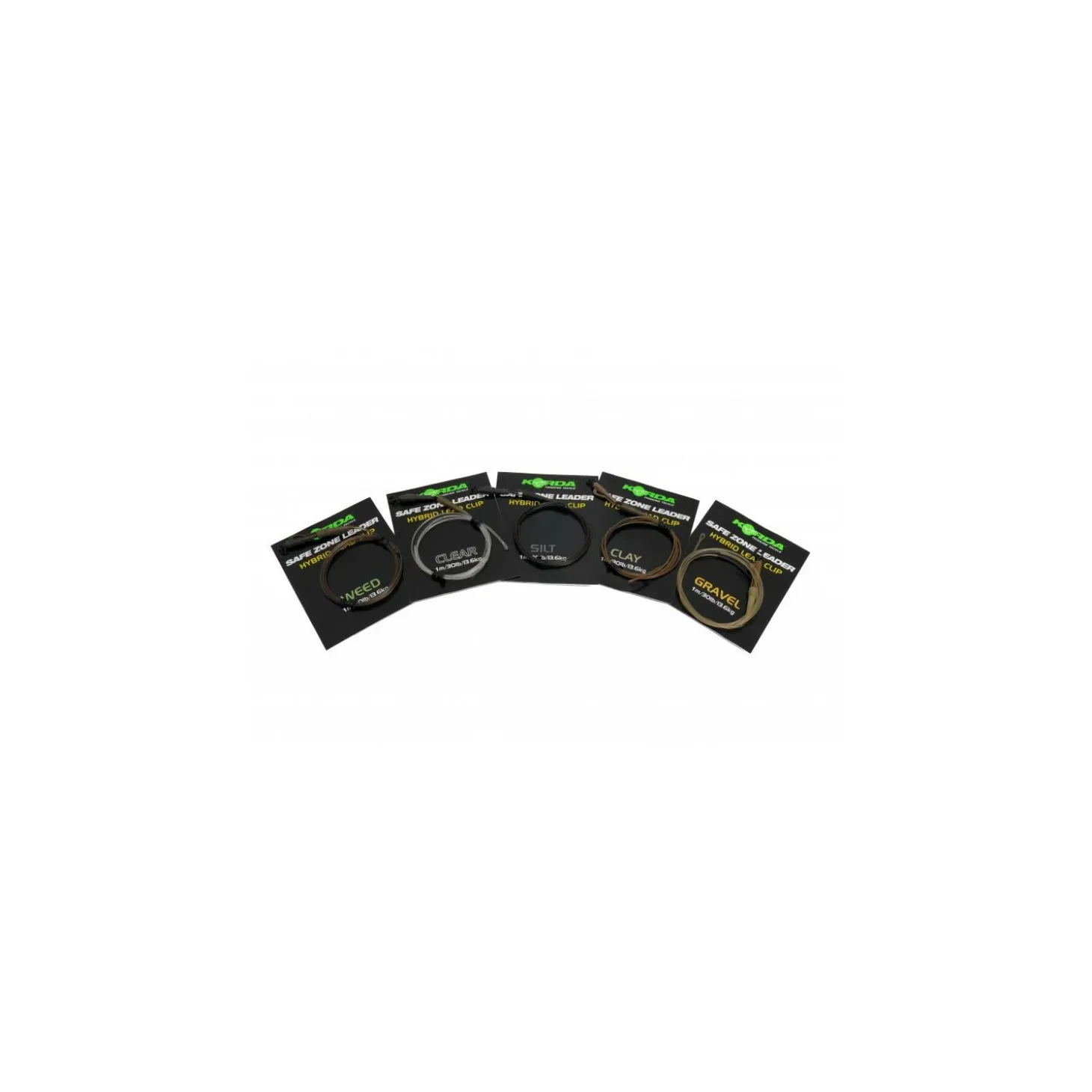 Korda Kamo Leaders incl. Hybrid Lead Clip - Weed