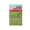 Korum Banded Hook Hairs - Barbed Gr.10 5 Stück