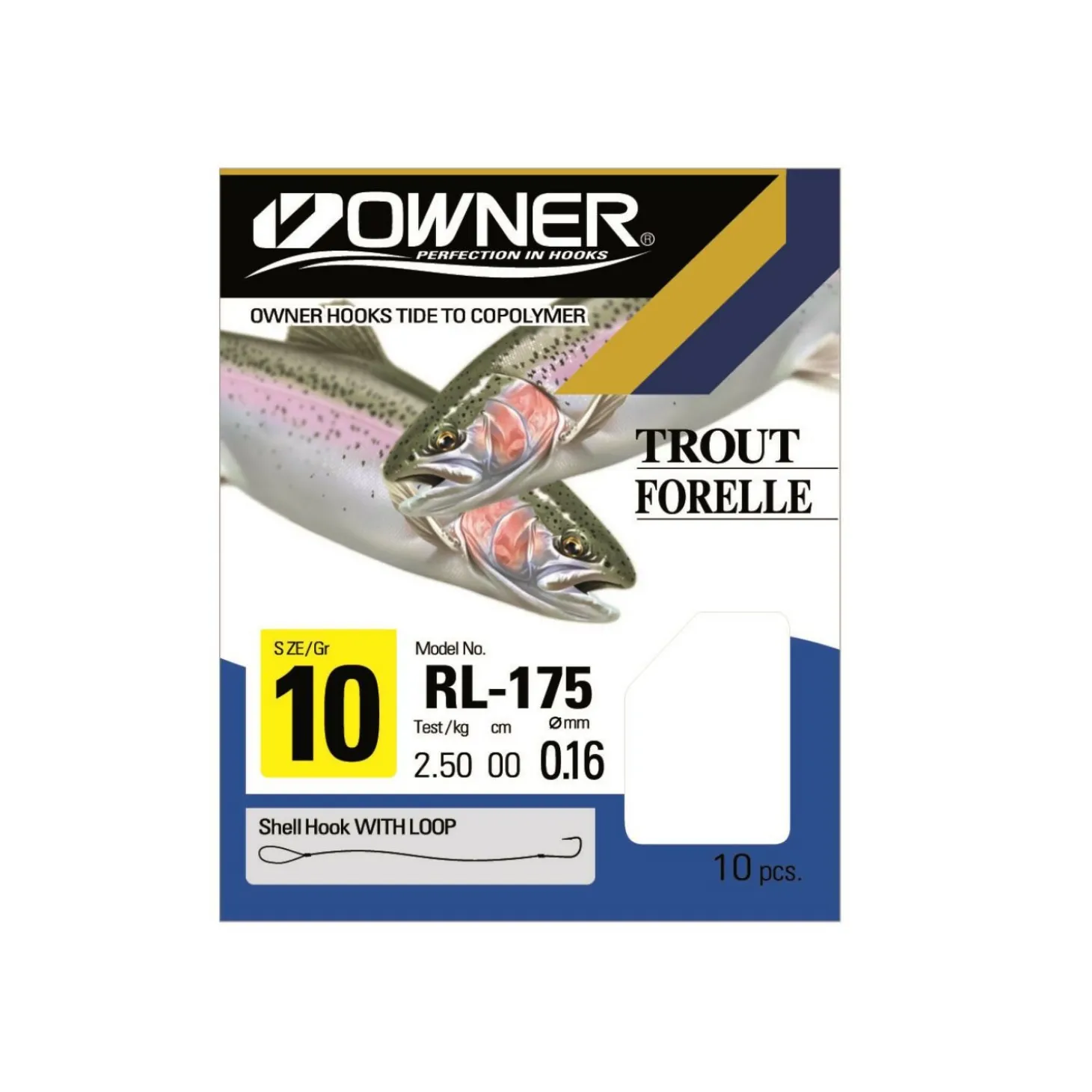 Owner Haken Trout Forelle RL175 60 cm