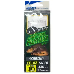 Owner Method Feeder Haken mit Quickstop - Gr. 14